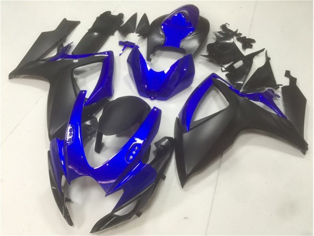 Black Blue 2006-2007 Suzuki GSXR 600/750 Motorcycle Fairing Black Blue 2006-2007 Suzuki GSXR 600/750 Motorcycle Fairing