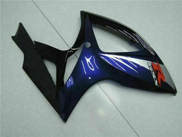 Black Blue 2006-2007 Suzuki GSXR 600/750 Motorcycle Fairings Black Blue 2006-2007 Suzuki GSXR 600/750 Motorcycle Fairings
