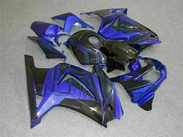 Black Blue 2008-2012 Kawasaki EX250 Motorcycle Fairing Black Blue 2008-2012 Kawasaki EX250 Motorcycle Fairing