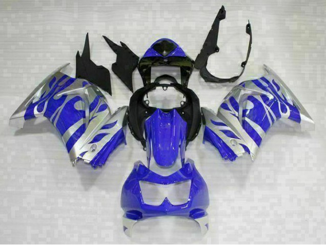 Black Blue 2008-2012 Kawasaki EX250 Motorcycle Fairings Black Blue 2008-2012 Kawasaki EX250 Motorcycle Fairings