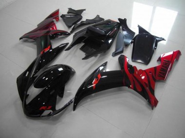 Black Flame 2002-2003 Yamaha YZF R1 Motorcycle Fairings
