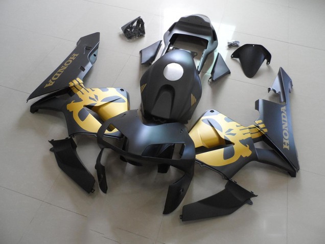 Black Gold Decal 2003-2004 Honda CBR600RR Motorcycle Fairings Black Gold Decal 2003-2004 Honda CBR600RR Motorcycle Fairings
