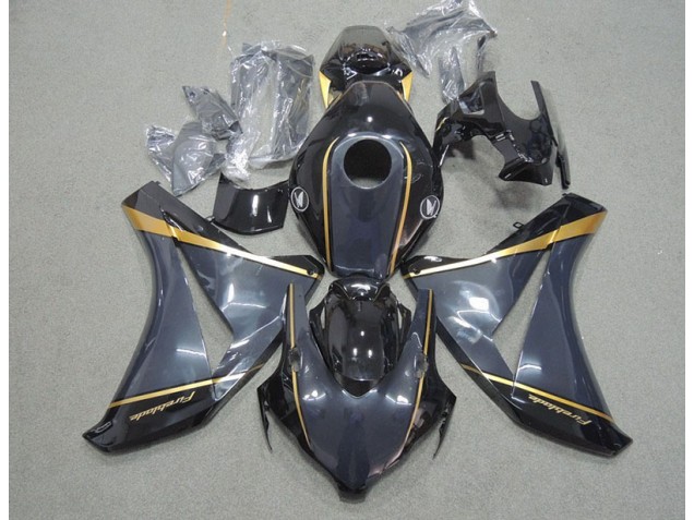 Black Gold Fireblade 2008-2011 Honda CBR1000RR Motorcycle Fairings Black Gold Fireblade 2008-2011 Honda CBR1000RR Motorcycle Fairings