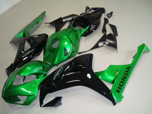 Black Green 2006-2007 Honda CBR1000RR Motorcycle Fairings Black Green 2006-2007 Honda CBR1000RR Motorcycle Fairings
