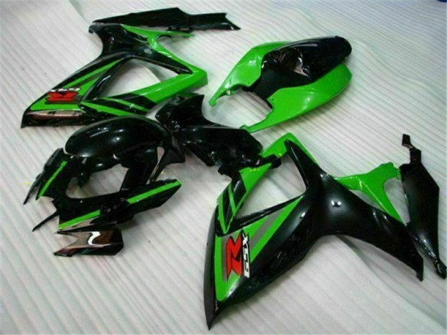 Black Green 2006-2007 Suzuki GSXR 600/750 Motorcycle Fairings Black Green 2006-2007 Suzuki GSXR 600/750 Motorcycle Fairings