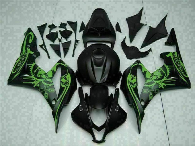 Black Green 2007-2008 Honda CBR600RR Motorcycle Fairings Black Green 2007-2008 Honda CBR600RR Motorcycle Fairings
