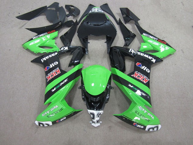 Black Green 2008-2010 Kawasaki ZX10R Motorcycle Fairings Black Green 2008-2010 Kawasaki ZX10R Motorcycle Fairings
