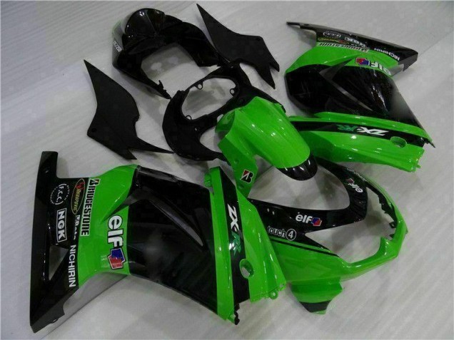 Black Green 2008-2012 Kawasaki EX250 Motorcycle Bodywork Black Green 2008-2012 Kawasaki EX250 Motorcycle Bodywork