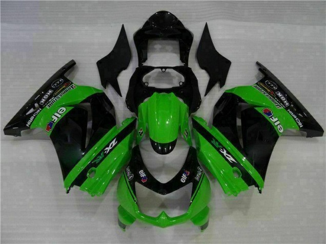 Black Green 2008-2012 Kawasaki EX250 Motorcycle Bodywork Black Green 2008-2012 Kawasaki EX250 Motorcycle Bodywork