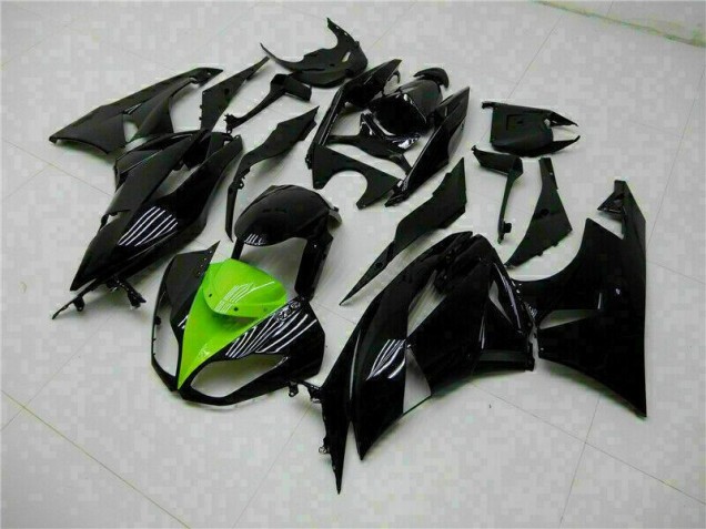 Black Green 2009-2012 Kawasaki ZX6R Full Motorcycle Fairing Kits Black Green 2009-2012 Kawasaki ZX6R Full Motorcycle Fairing Kits
