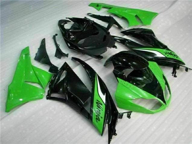 Black Green 2009-2012 Kawasaki ZX6R Motorcycle Bodywork Black Green 2009-2012 Kawasaki ZX6R Motorcycle Bodywork
