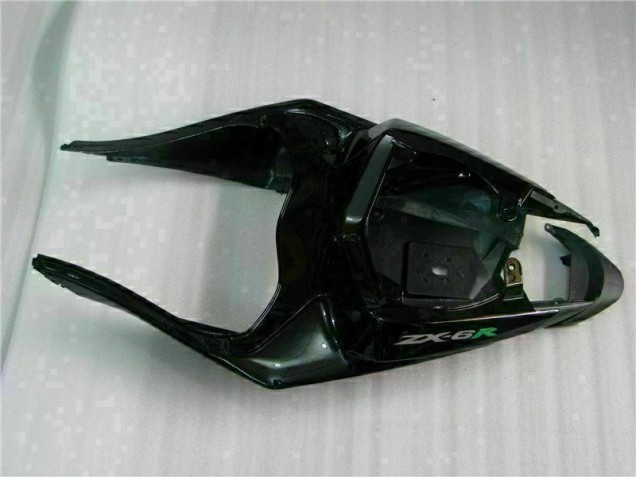 Black Green 2009-2012 Kawasaki ZX6R Motorcycle Bodywork Black Green 2009-2012 Kawasaki ZX6R Motorcycle Bodywork