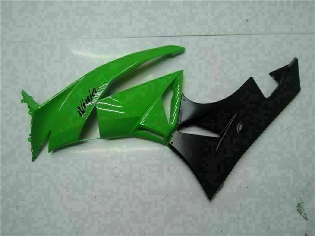 Black Green 2009-2012 Kawasaki ZX6R Motorcycle Fairings Black Green 2009-2012 Kawasaki ZX6R Motorcycle Fairings