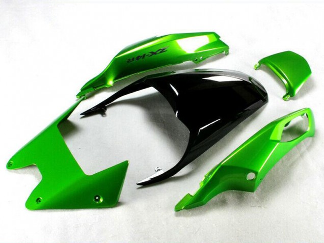 Black Green 2012-2021 Kawasaki ZX14R ZZR1400 Motorcycle Fairing Black Green 2012-2021 Kawasaki ZX14R ZZR1400 Motorcycle Fairing