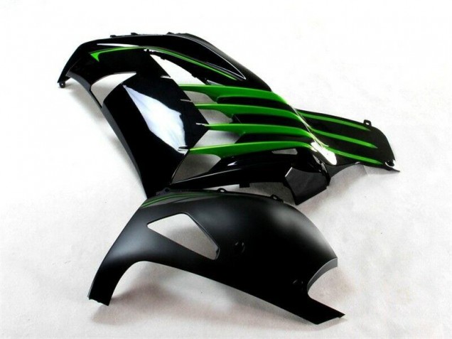 Black Green 2012-2021 Kawasaki ZX14R ZZR1400 Motorcycle Fairings Black Green 2012-2021 Kawasaki ZX14R ZZR1400 Motorcycle Fairings