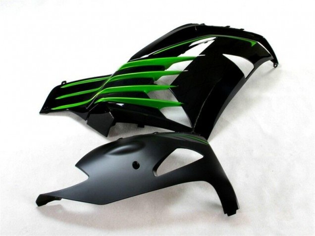 Black Green 2012-2021 Kawasaki ZX14R ZZR1400 Motorcycle Fairings Black Green 2012-2021 Kawasaki ZX14R ZZR1400 Motorcycle Fairings