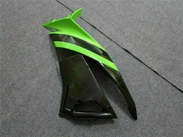 Black Green 3M Touch4 2009-2012 Kawasaki ZX6R Motorcycle Fairings Black Green 3M Touch4 2009-2012 Kawasaki ZX6R Motorcycle Fairings