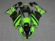 Black Green 3M Touch4 2009-2012 Kawasaki ZX6R Motorcycle Fairings Black Green 3M Touch4 2009-2012 Kawasaki ZX6R Motorcycle Fairings