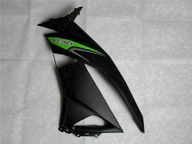 Black Green 636 2009-2012 Kawasaki ZX6R Motorcycle Fairings Black Green 636 2009-2012 Kawasaki ZX6R Motorcycle Fairings