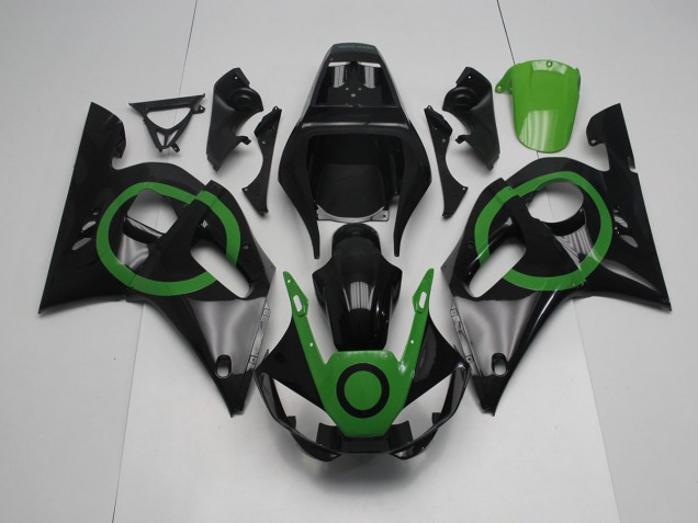 Black Green Circle 1998-2002 Yamaha YZF R6 Motorcycle Fairings Black Green Circle 1998-2002 Yamaha YZF R6 Motorcycle Fairings