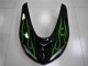 Black Green Flame 2006-2007 Kawasaki ZX10R Motorcycle Fairings Black Green Flame 2006-2007 Kawasaki ZX10R Motorcycle Fairings
