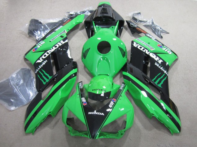 Black Green Monster 2004-2005 Honda CBR1000RR Motorcycle Fairings Black Green Monster 2004-2005 Honda CBR1000RR Motorcycle Fairings