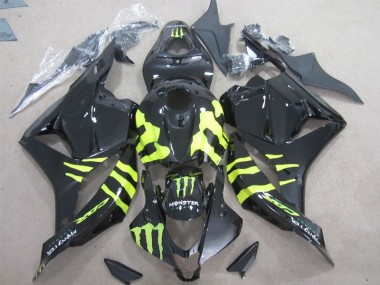 Black Green Monster 2009-2012 Honda CBR600RR Motorcycle Fairings