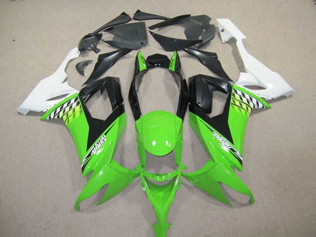 Black Green Ninja 2008-2010 Kawasaki ZX10R Motorcycle Fairings Black Green Ninja 2008-2010 Kawasaki ZX10R Motorcycle Fairings