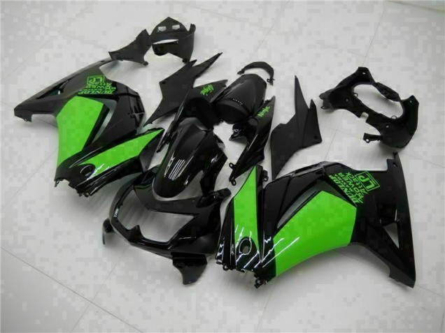 Black Green Ninja 2008-2012 Kawasaki EX250 Motorcycle Fairings Black Green Ninja 2008-2012 Kawasaki EX250 Motorcycle Fairings