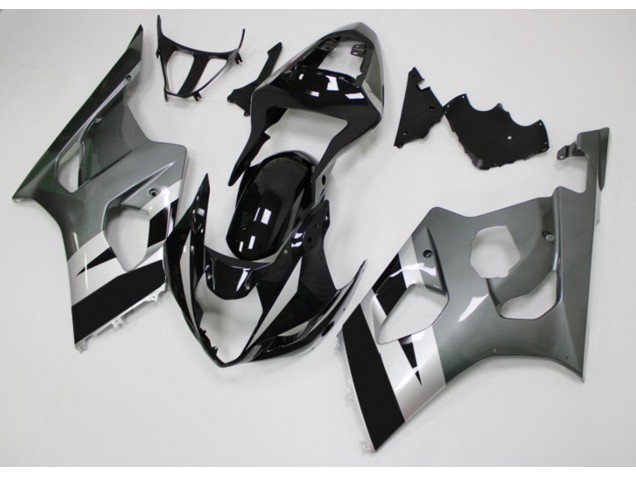 Black Grey 2003-2004 Suzuki GSXR 1000 Motorcycle Fairings Black Grey 2003-2004 Suzuki GSXR 1000 Motorcycle Fairings