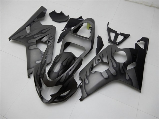 Black Grey 2004-2005 Suzuki GSXR 600/750 Motorcycle Fairings Black Grey 2004-2005 Suzuki GSXR 600/750 Motorcycle Fairings