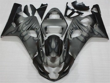 Black Grey 2004-2005 Suzuki GSXR 600/750 Motorcycle Fairings