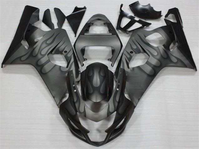Black Grey 2004-2005 Suzuki GSXR 600/750 Motorcycle Fairings Black Grey 2004-2005 Suzuki GSXR 600/750 Motorcycle Fairings