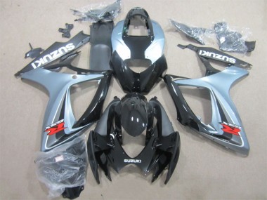 Black Grey 2006-2007 Suzuki GSXR 600 Motorcycle Fairings