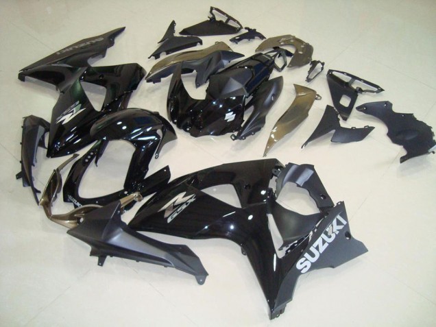 Black OEM Style 2009-2016 Suzuki GSXR 1000 Motorcycle Fairings Black OEM Style 2009-2016 Suzuki GSXR 1000 Motorcycle Fairings