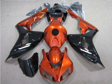 Black Orange 2006-2007 Honda CBR1000RR Motorcycle Fairings