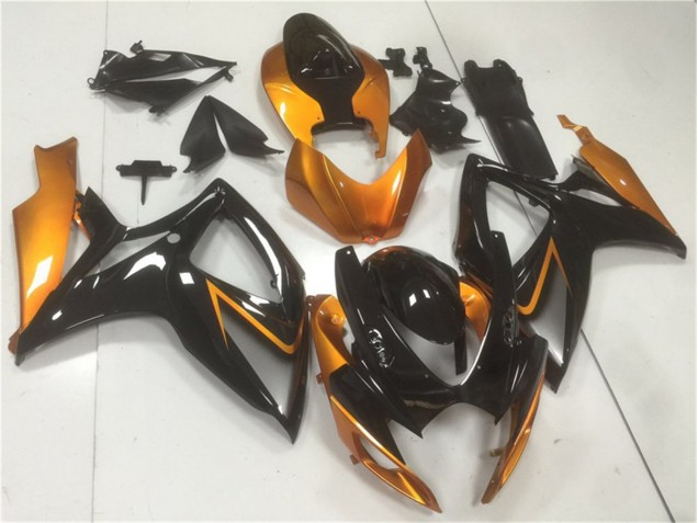 Black Orange 2006-2007 Suzuki GSXR 600/750 Motorcycle Fairing Black Orange 2006-2007 Suzuki GSXR 600/750 Motorcycle Fairing