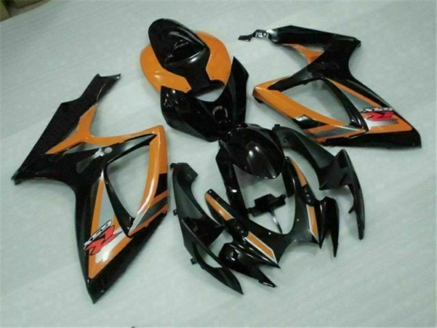 Black Orange 2006-2007 Suzuki GSXR 600/750 Motorcycle Fairings Black Orange 2006-2007 Suzuki GSXR 600/750 Motorcycle Fairings