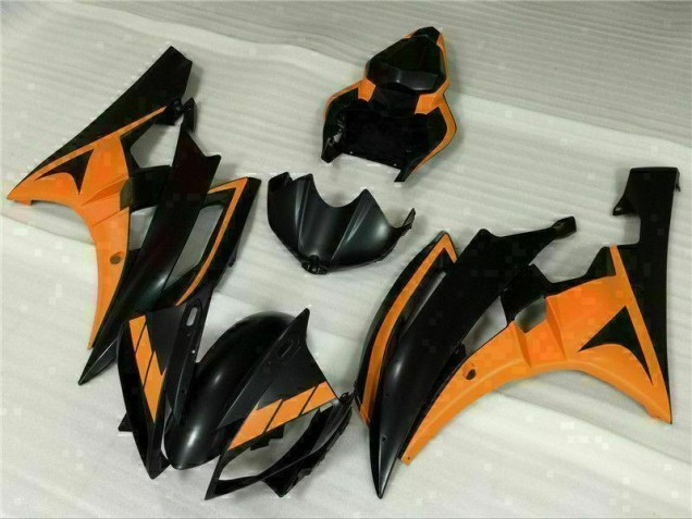 Black Orange 2006-2007 Yamaha YZF R6 Motorcycle Fairings Black Orange 2006-2007 Yamaha YZF R6 Motorcycle Fairings