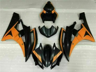 Black Orange 2006-2007 Yamaha YZF R6 Motorcycle Fairings