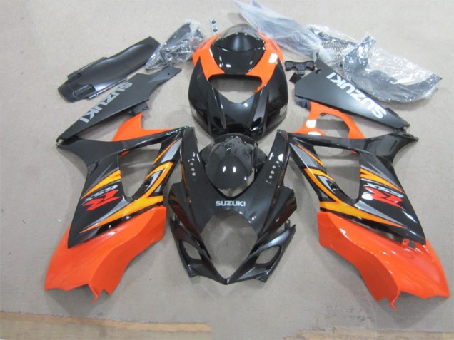 Black Orange 2007-2008 Suzuki GSXR 1000 Motorcycle Fairings Black Orange 2007-2008 Suzuki GSXR 1000 Motorcycle Fairings