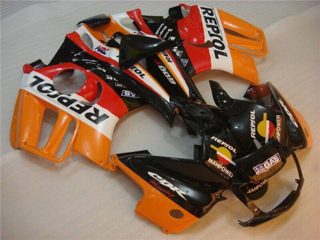 Black Orange Repsol 1995-1998 Honda CBR600 F3 Motorcycle Fairings Black Orange Repsol 1995-1998 Honda CBR600 F3 Motorcycle Fairings