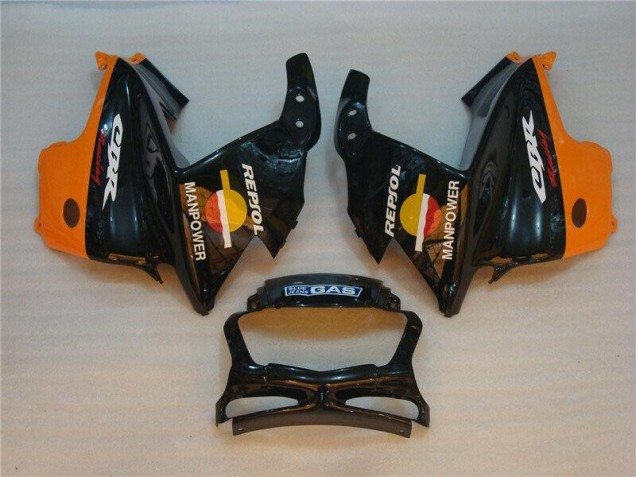 Black Orange Repsol 1995-1998 Honda CBR600 F3 Motorcycle Fairings Black Orange Repsol 1995-1998 Honda CBR600 F3 Motorcycle Fairings