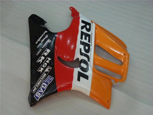 Black Orange Repsol 1995-1998 Honda CBR600 F3 Motorcycle Fairings Black Orange Repsol 1995-1998 Honda CBR600 F3 Motorcycle Fairings