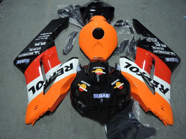 Black Orange Repsol 2004-2005 Honda CBR1000RR Motorcycle Fairing Black Orange Repsol 2004-2005 Honda CBR1000RR Motorcycle Fairing