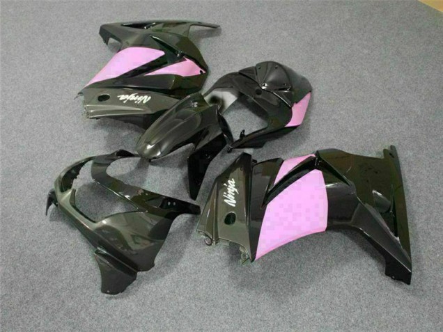 Black Pink Ninja 2008-2012 Kawasaki EX250 Motorcycle Fairings Black Pink Ninja 2008-2012 Kawasaki EX250 Motorcycle Fairings