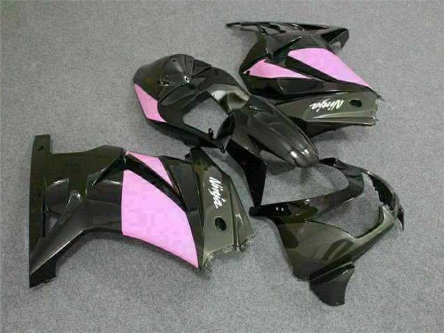 Black Pink Ninja 2008-2012 Kawasaki EX250 Motorcycle Fairings Black Pink Ninja 2008-2012 Kawasaki EX250 Motorcycle Fairings