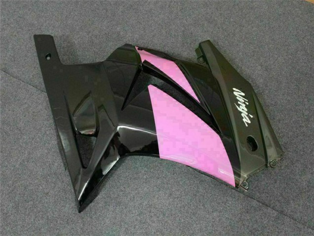 Black Pink Ninja 2008-2012 Kawasaki EX250 Motorcycle Fairings Black Pink Ninja 2008-2012 Kawasaki EX250 Motorcycle Fairings