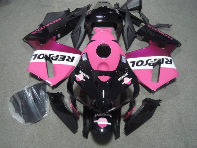 Black Pink Repsol 2004-2005 Honda CBR1000RR Motorcycle Fairings Black Pink Repsol 2004-2005 Honda CBR1000RR Motorcycle Fairings