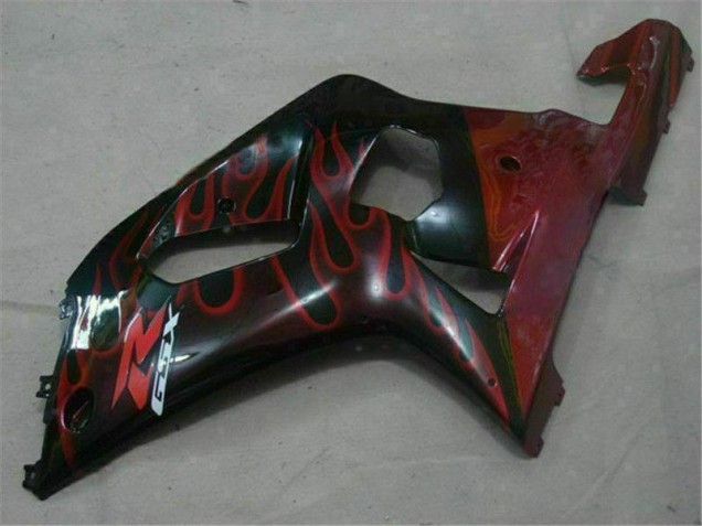 Black Red 2001-2003 Suzuki GSXR 600/750 Motorcycle Fairings Black Red 2001-2003 Suzuki GSXR 600/750 Motorcycle Fairings